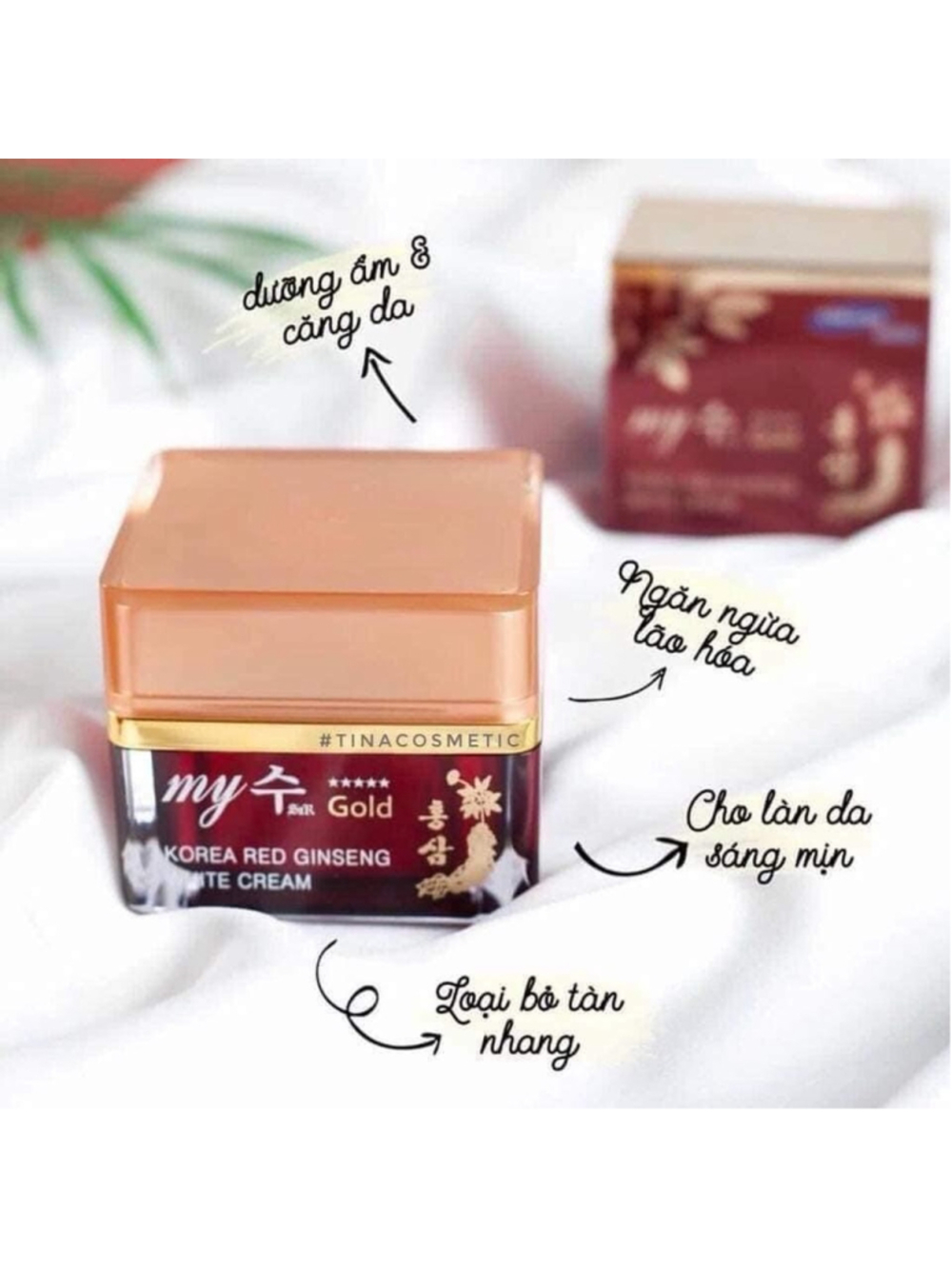 MY SU S II R GOLD Korea Red Ginseng White Cream 50ml "MADE IN KOREA".